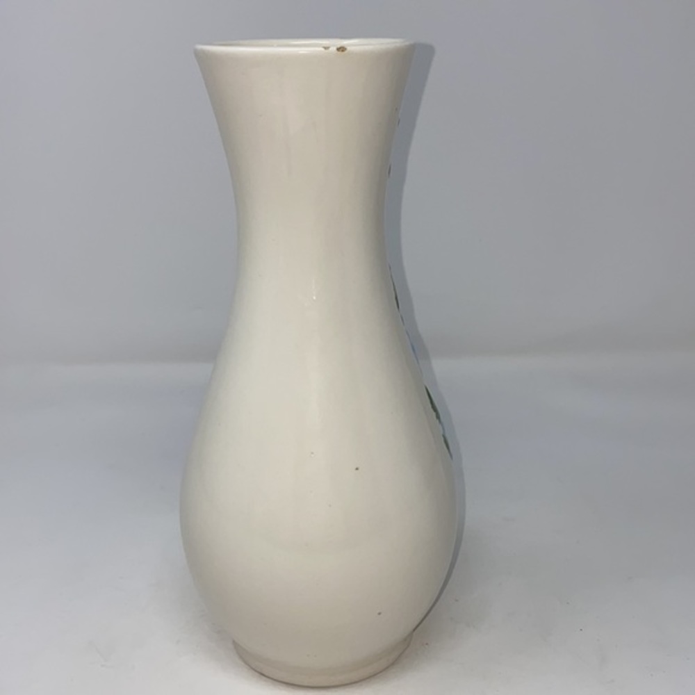 Vintage Holland Mold Sunflower Vase Hand-painted Blue Flowers - Picture 3 of 9